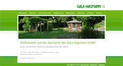 Desktop Screenshot of hagmann-garten.de